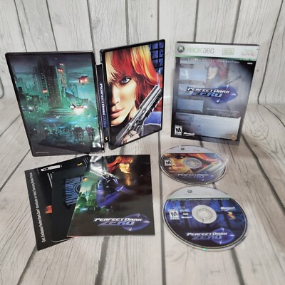 Perfect Dark Zero: Limited Collectors Edition (Xbox 360, 2005, Steelbook) CIB