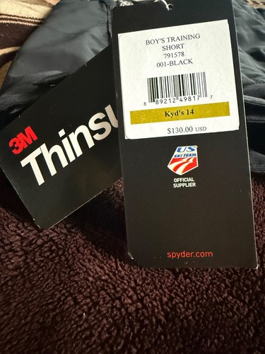Spyder Snow/Ski Boys Training Shorts New With Tags - Picture 3 of 4