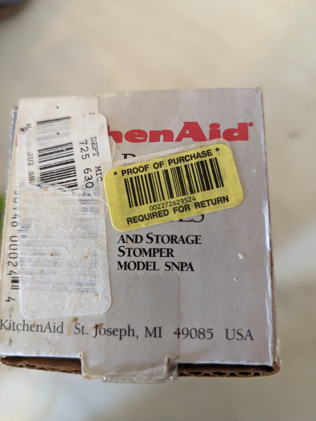 KitchenAid Pasta Maker Plates & Storage Stomper SNPA Read Imperf eBay