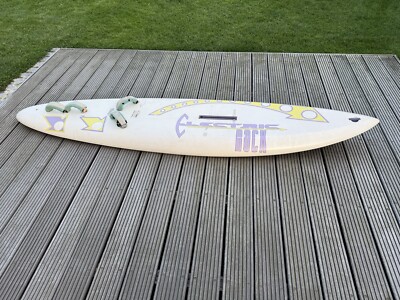 Surfbrett Windsurfen 105L  weiß ohne Finne