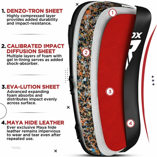 MMA Thai Pads by RDX, Kick Shield, Strike Shield, Kickboxing pads, Boxing pads - Picture 40 of 44