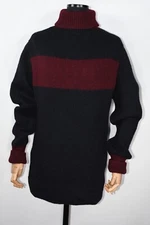 Hawick Scotland Scottish Knitwear Wool Women's Dress Turtleneck Sweater size L