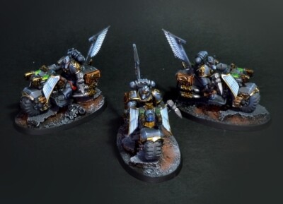 Paio Di Gambe Ravenwing Per Dark Angels – Warhammer 40K Bits, Games Workshop, Smontate