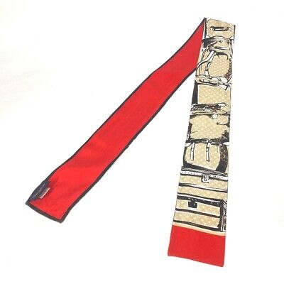 LOUIS VUITTON M73964 Monogram Bandeau-Trunk Scarf silk Beige LOUIS VUITTON M73964 Monogram Bandeau-Trunk Scarf silk Beige