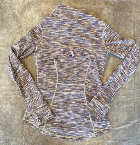 Chaqueta Lululemon Mujer Define 6 Púrpura Manga Larga Cuello Alto Cremallera Completa - Imagen 7 de 9