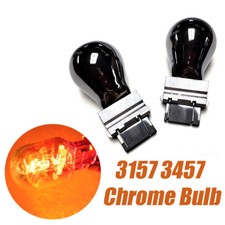 T25 3057 3157 4157 Front Turn Signal Light Amber Chrome Bulb A1 Fits Che Merc A T25 3057 3157 4157 Front Turn Signal Light Amber Chrome Bulb A1 Fits Che Merc A