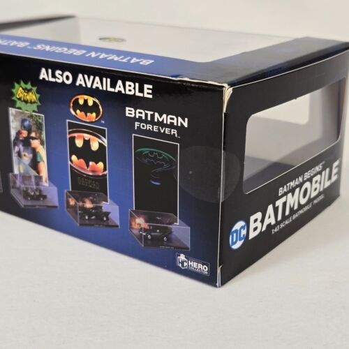 DC Batman Begins Batmobile 1:43 Scale Model Eaglemoss Hero Collector Unopened - Picture 6 of 10