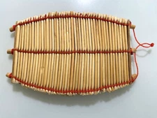 Rattle Board American Indian 5.5X9" Percussion Instrument, Used, Defects, Works