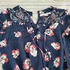 Abercrombie and Fitch Women's Long Sleeve Navy Blue Floral Romper Size XS — photo 7