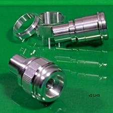 Star Trek, Greg Jein LSR 12mm or LED, Spinner Type, Metal Phaser Nozzle