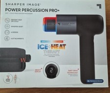 Sharper Image Power Percussion Pro Hot  Cold Percussion Massager Gun