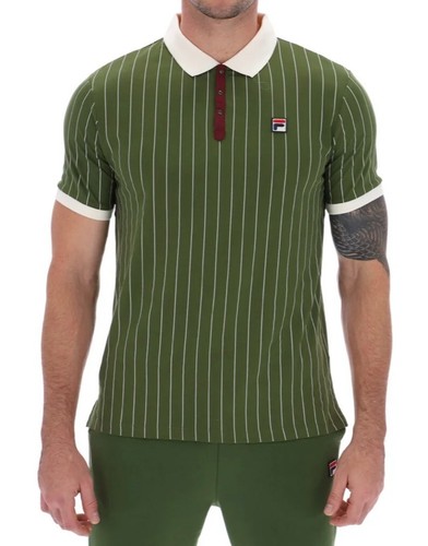 FILA Men's Polo BB1 Classic Vintage Collared Shirt Short Sleeve Top Stripe S-4XL - Picture 23 of 33