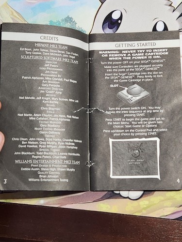 Mortal Kombat 3 (Sega Genesis) Instruction Manual Only - Picture 3 of 10