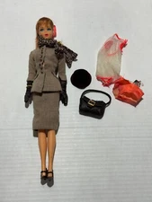 VINTAGE 1966 BARBIE TITIAN REDHEAD TWIST N' TURN TNT FASHION BOULEVARD SILKSTONE