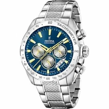 Festina F20668/5 Men's Blue Timeless Chronograph Watch