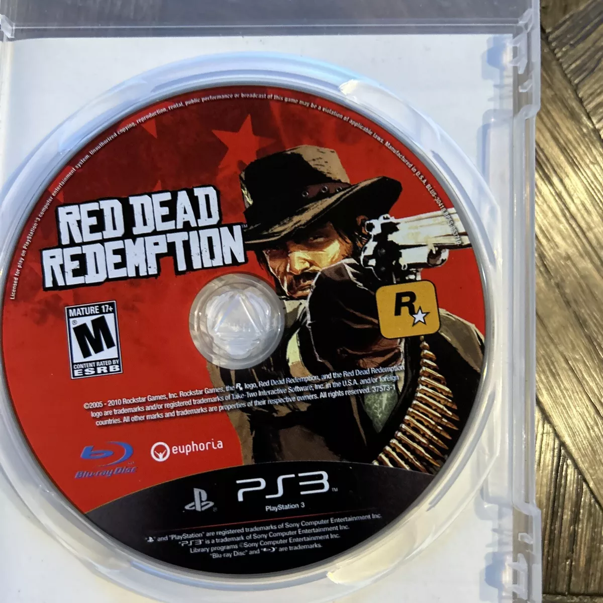 Red Dead Redemption PlayStation 3 PS3 Game Disc, Case and Manual