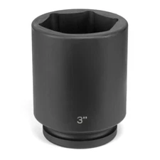 Grey Pneumatic 4038D 1" Drive x 1-3/16" Deep Length Impact Socket, 6 Point Warra