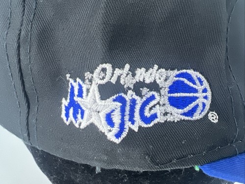 Vintage NBA Orlando Magic 90’s Hat Cap SPORTS SPECIALTIES, THE TWILL Black/blue - Picture 6 of 15