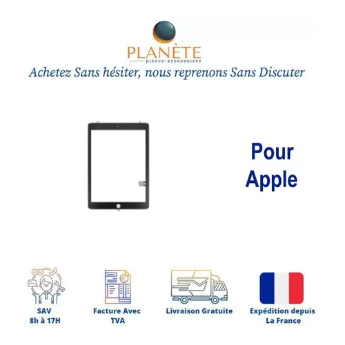 Tactile Noir pour Apple iPad 6 (2018) (BOLT)