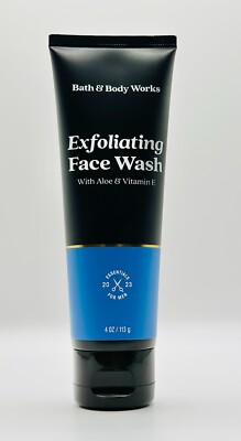 ALL NEW Men's EXFOLIATING FACE WASH 4 oz Tube Bath & Body Works