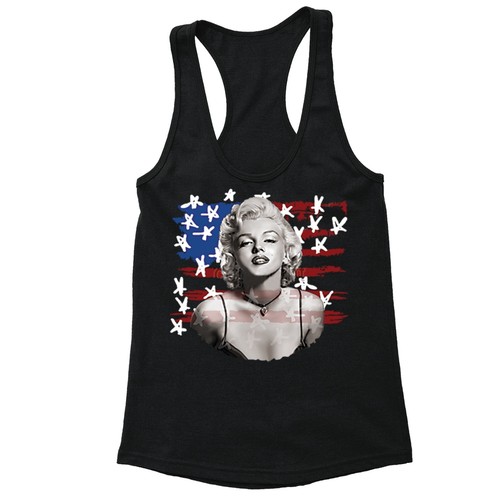 American Flag Eagle distressed Fourth 4th of July Gun Racerback Tanktop USA Tank - Picture 4 of 14
