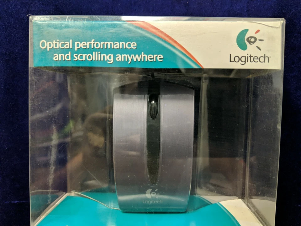 1X sealed New USB Wired Logitech MouseMan Traveler Mouse- Laptop/Notebook PC/Mac - Image 2 of 4