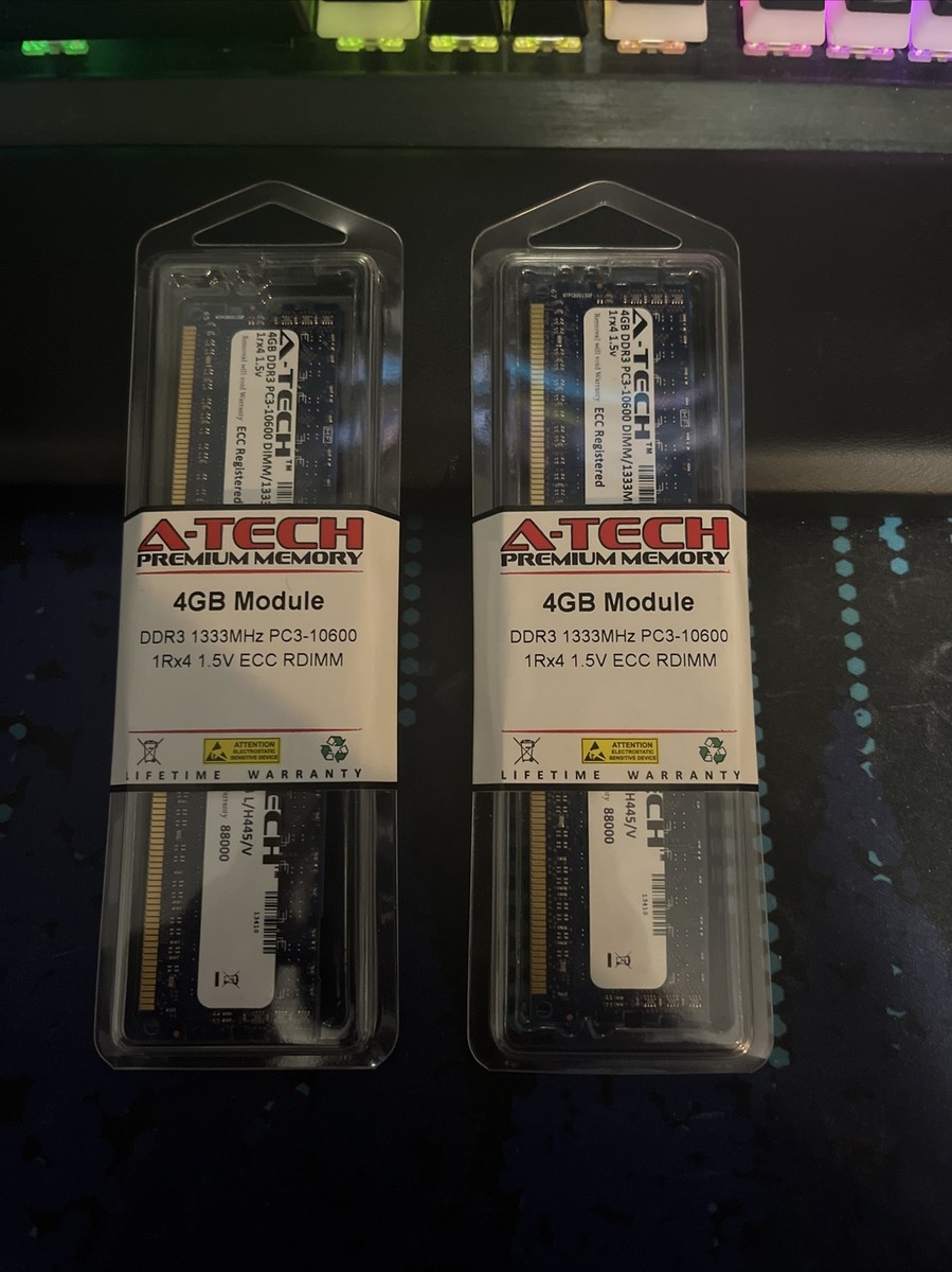 16 GO (4X4 Go) De RAM PC Corsair PC3 - 12800U DDR3 CML4GX3M2A1600C9 EUR 29,90 - FR