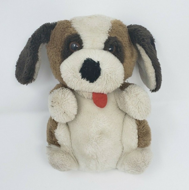 white puppy stuffed animal