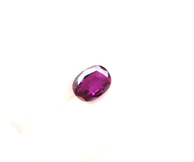 Natural  Loose Gem  Oval Thai Ruby  7.6x5.7x3.7 MM   LxWxD  1.72 Carats