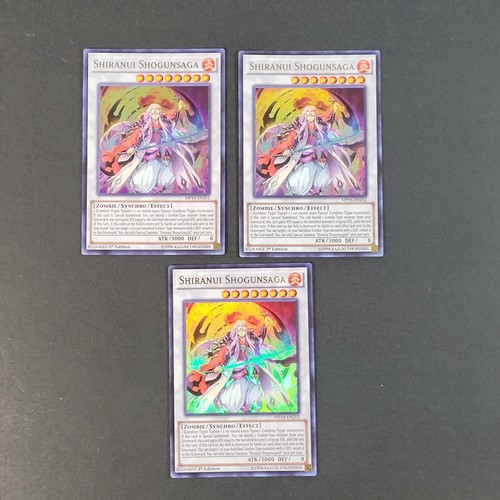 Yugioh TCG - 3x Shiranui Shogunsaga - MP16-EN212 - 1st Ed - NM - Ultra Rare 2016 - Bild 2 von 6