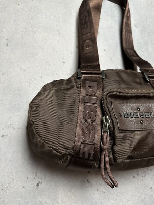 Vintage Diesel Nylon y2k Shoulder Multipocket Opium Bag 90s