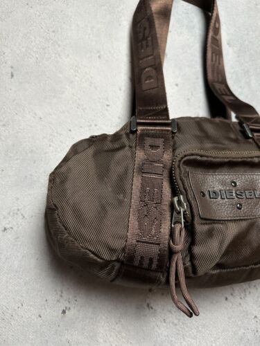 Bolso de Opio Multibolsillo de Hombro Vintage Diesel Nylon y2k Años 90 - Imagen 2 de 16