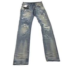 Embellish Women’s Jeans Skinny 28x32.5 Disstressed EMBF121-121 New York