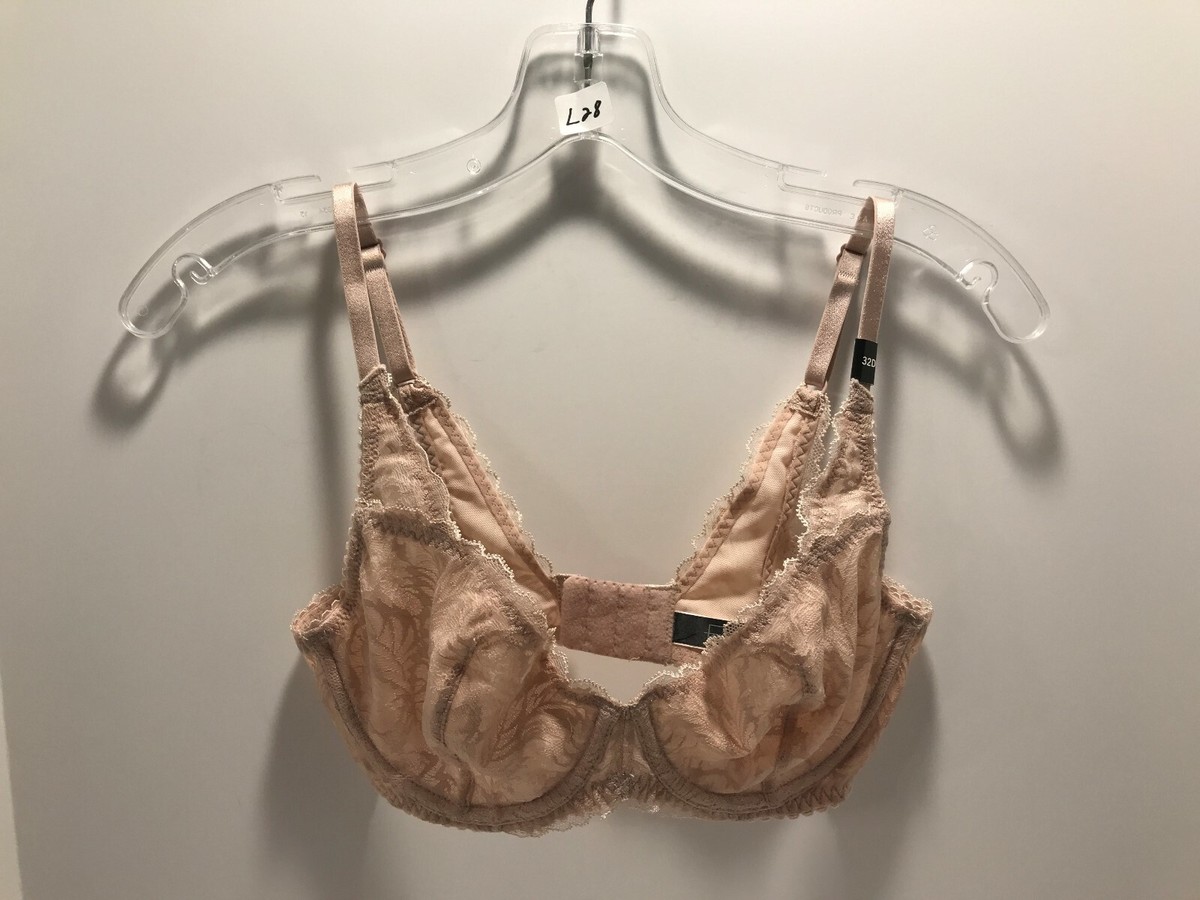 【美品】ilfelino layered upper bra Molded bra with mesh - Brown - Sz. 85E-115H - Zizzifashion
