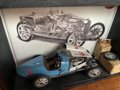 Bugatti Tipo 35 (CMC) - Diorama de garaje (escala 1/18) - Imagen 6 de 8