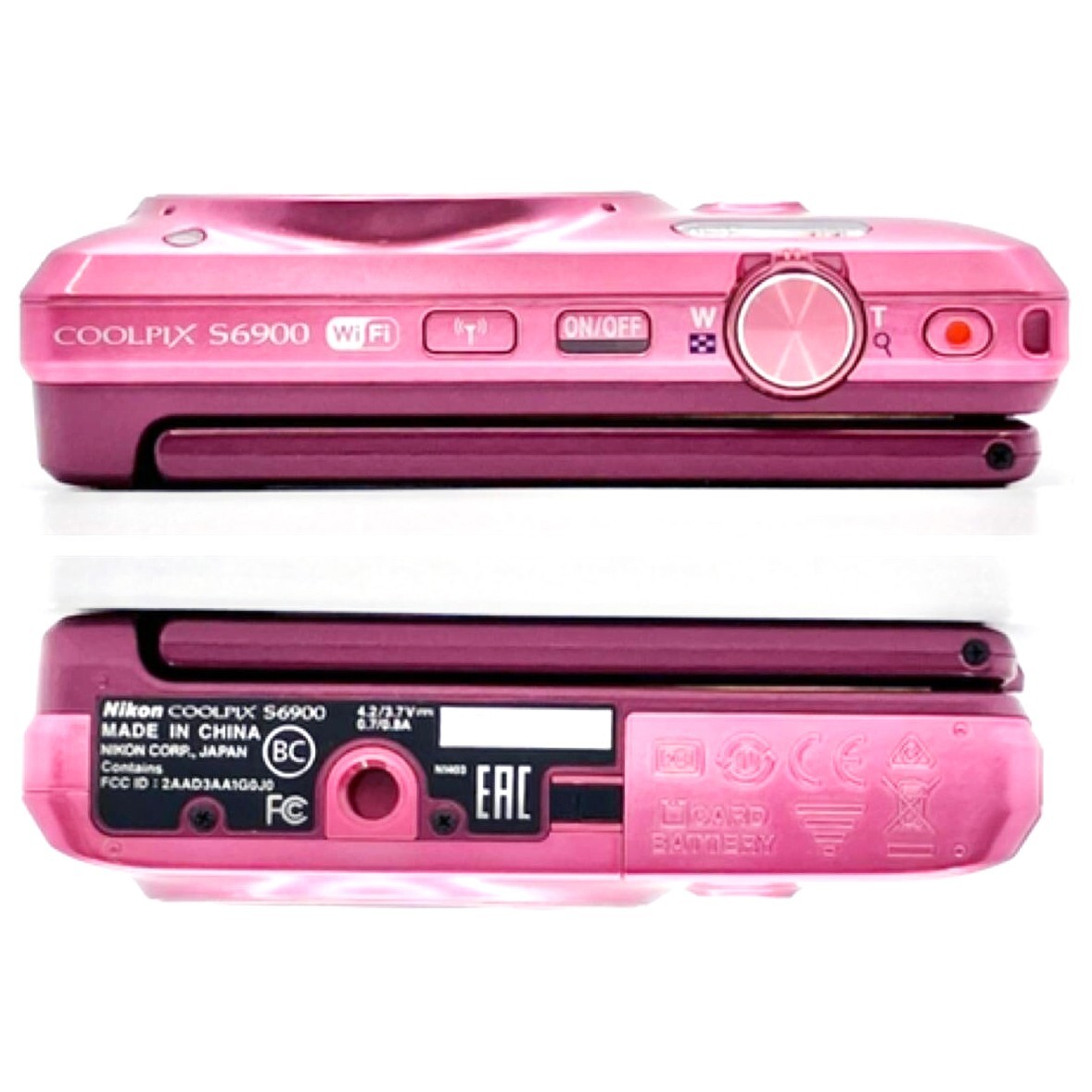 Nikon Coolpix S6900 Pink 16.0MP 12x Optical Zoom Wi-Fi Nikon Coolpix S6900 Pink 16.0MP 12x Optical Zoom Wi-Fi