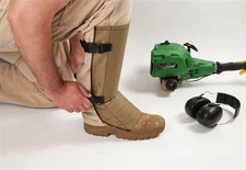 Shin Guard Leg Protection From Flying Debris When Using Lawn Equipment 
