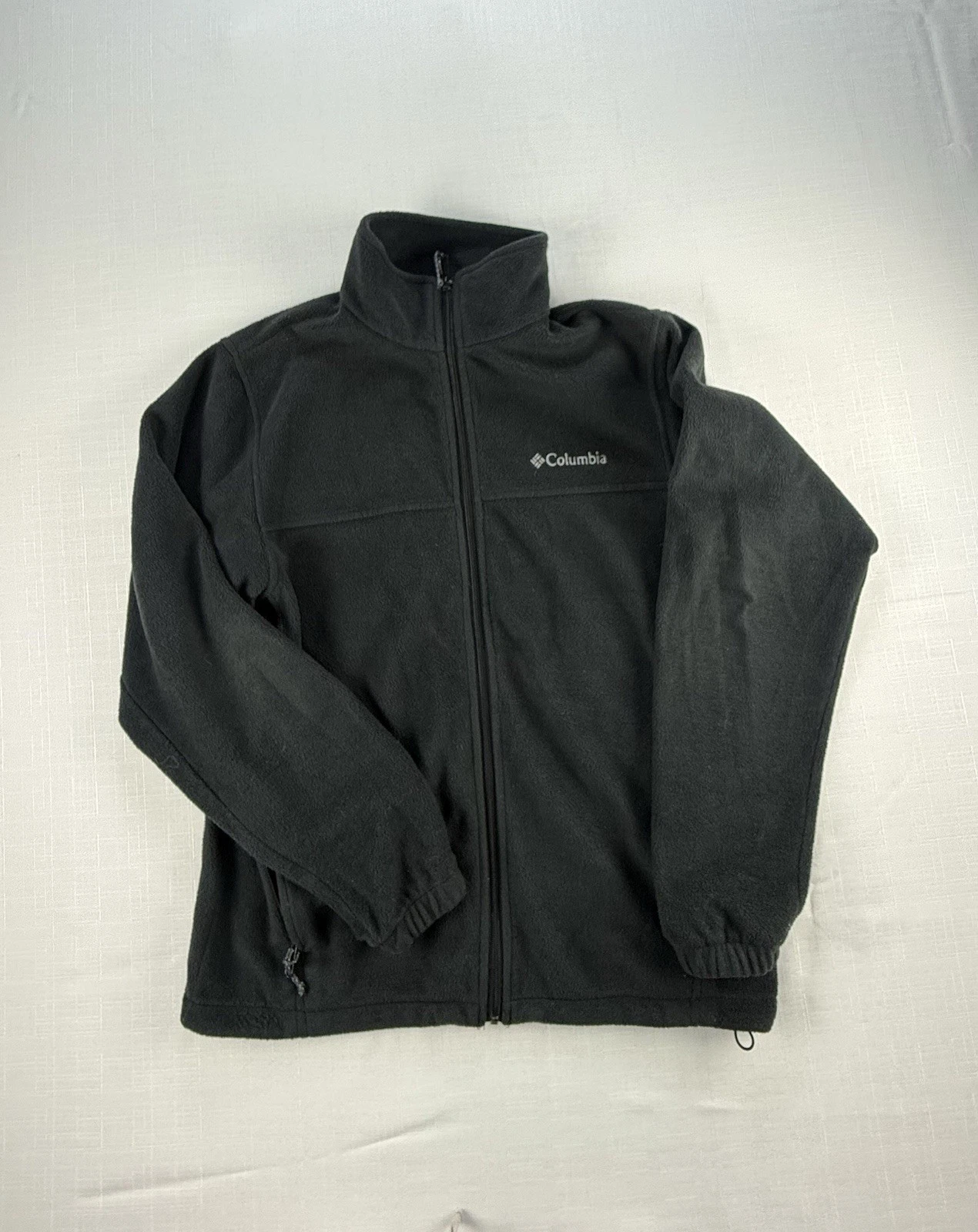 Columbia Fleece Jacket Mens Medium Black Full Zip Outdoor Hiking Coat
Opens in a new window or tab