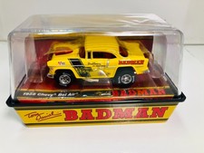 AW '55 Chevy Bel Air, BADMAN, in YEL, for AURORA, AFX , NEW  FRIDAY Sale 39.99