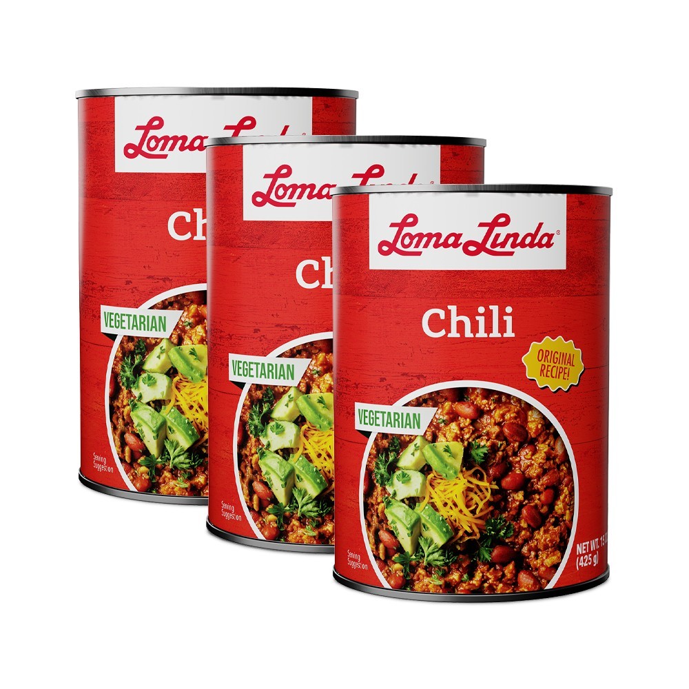 Loma Linda Chili Original Recipe - Vegetarian - 15oz Cans