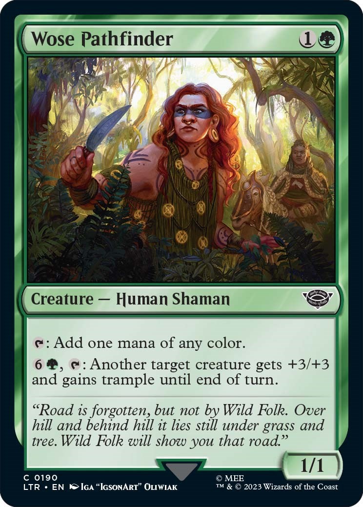 Wose Pathfinder LTR 190 MTG Universes Beyond: The Lord of the Rings: Tales of...