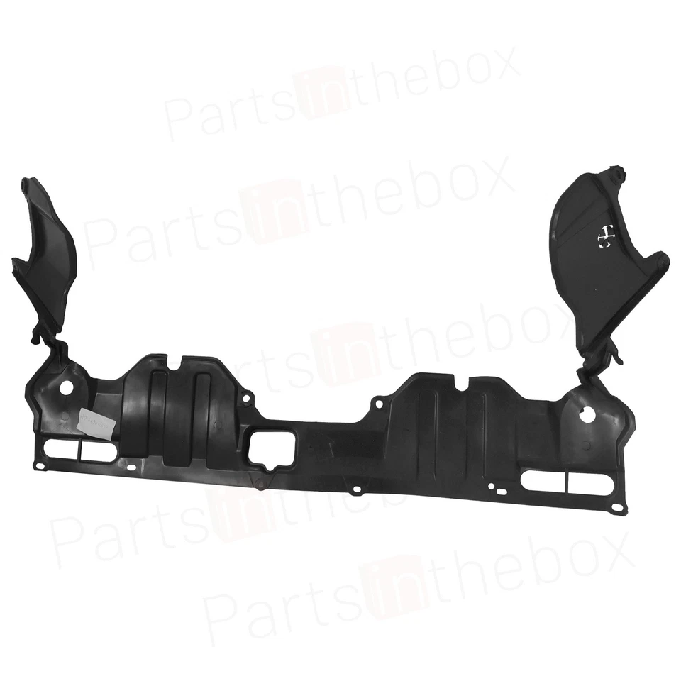 Front Fender Liner & Undercover Set w/ Clips For 2006-2011 Honda Civic Coupe - Image 3 of 4