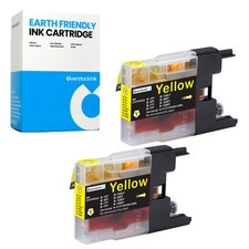 2PK OSI Compatible LC75Y Ink Cartridges fits Brother MFC J280W J425W J430W J435W