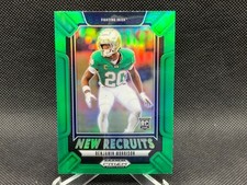 2025 Prizm Draft Picks BENJAMIN MORRISON RC Green New Recruits #6 Notre Dame