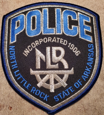 #ad AR North Little Rock Arkansas Police Shoulder Patch $6.85