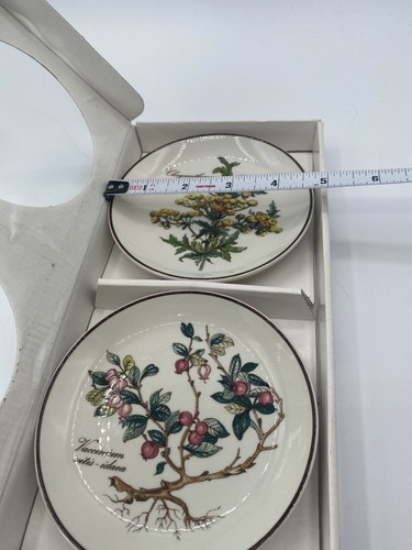 Villeroy & Boch Ceramic Botanica Floral Trinket Plates Set of (4) w/ Boxes - Picture 20 of 22
