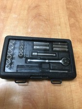 Vintage Craftsman 16-piece 14 Drive Ratchet Socket Set Sae Case Usa 34800