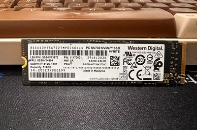 Western Digital PC SN730 512GB M.2 2280 PCIe 3.0 NVMe Internal SSD