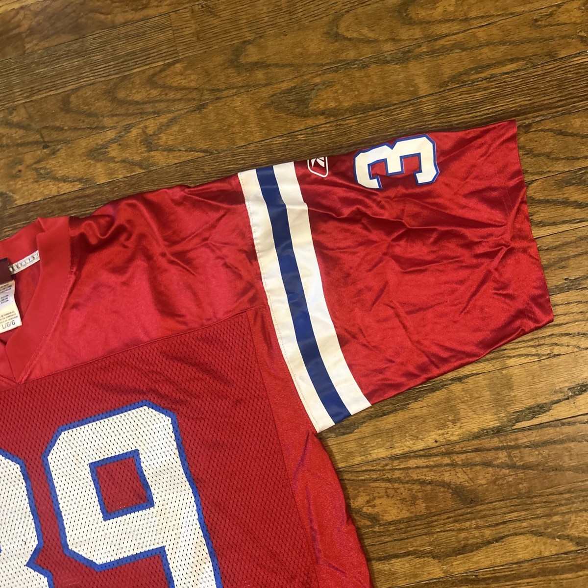 Vintage Y2K Reebok NFL New England Patriots Laurence Maroney Jersey Men’s L View 5