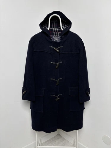 Burberry’s Prorsum Novacheck Cappotto con Cappuccio Giacca Vintage Taglia M